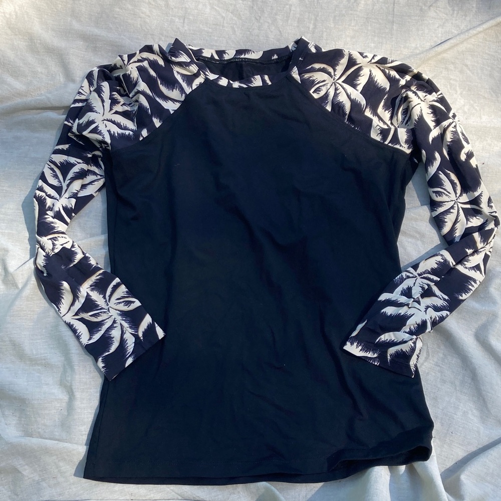 Billabong Rashie XL black palm tree